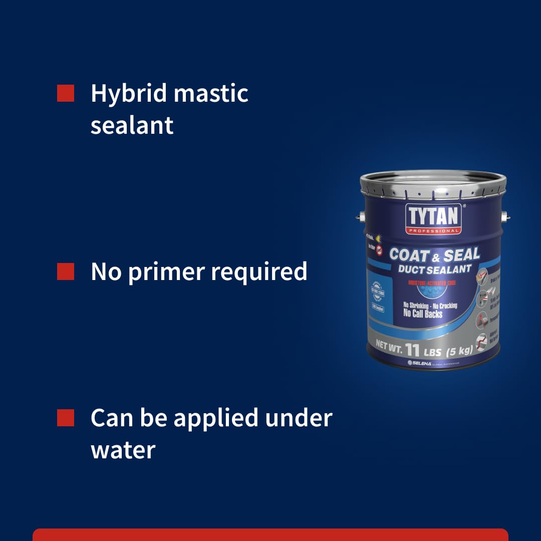 Tytan Sealant, Coat & Seal Hybrid UV resistant for exterior use, 5 kg | Sold Per Case (2 PCS / CASE)