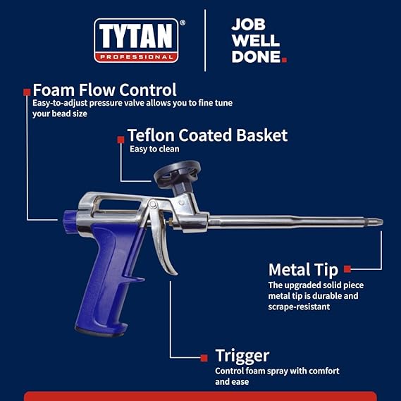 Tytan Pro Control Gun, 8 Steel Barrel | Sold per Case (40 PCS / CASE)