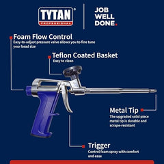 Tytan Pro Control Gun, 8 Steel Barrel | Sold per Case (40 PCS / CASE)