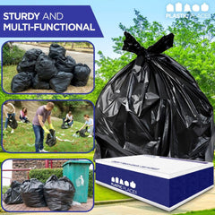 Contractor Bag 42 Gal Pro, 3 mil, 50ct, Black, 68/plt | Sold Per Sheet (16 PCS / SHEET)