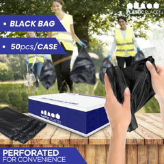 Contractor Bag 42 Gal Pro, 3 mil, 50ct, Black, 68/plt | Sold Per Sheet (16 PCS / SHEET)