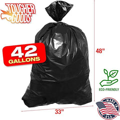 Contractor Bag 42 Gal Pro, 3 mil, 20ct, Black, 160/plt