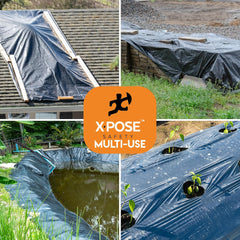 Construction Film, 6 mil x 20' x 100', Black, 20/plt