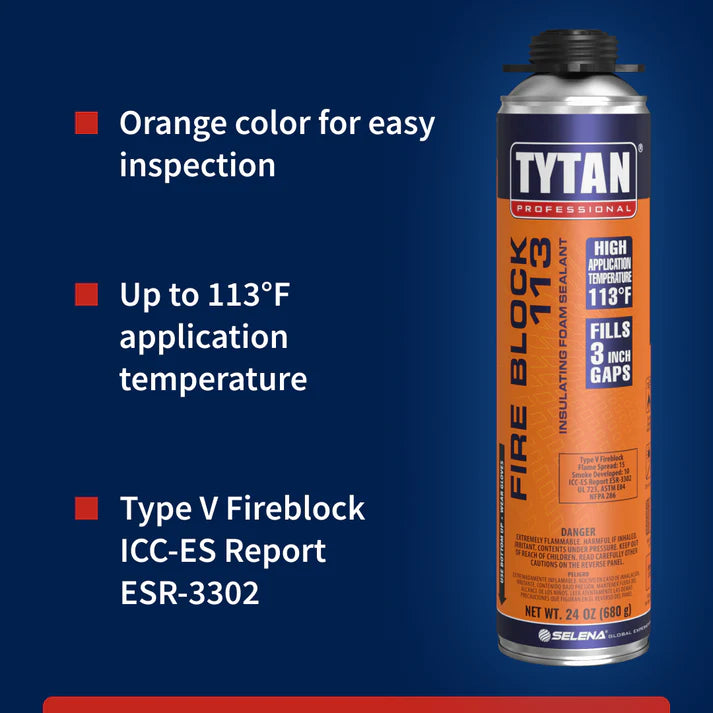 Tytan Fire Block 113 Pro, 24 oz | Sold Per Case (12 PCS / CASE)