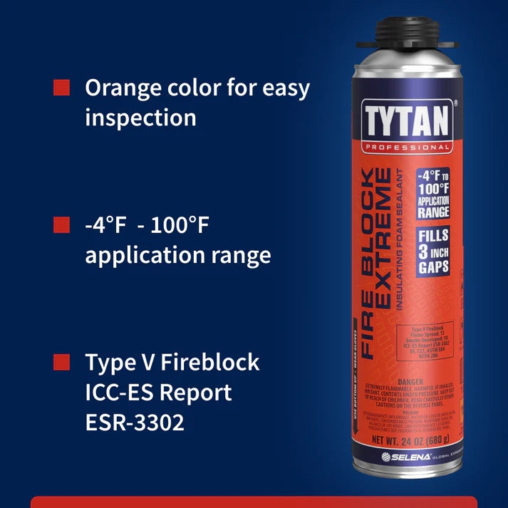 Tytan Fire Block Extreme PRO, 24 oz | Sold Per Case (12 PCS / CASE)